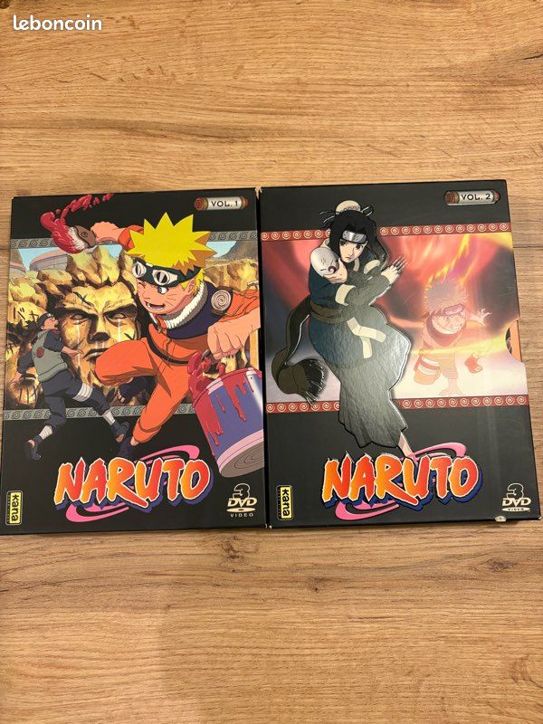 Naruto coffret digipack 3DVD - vol.1 & 2 (image 1)