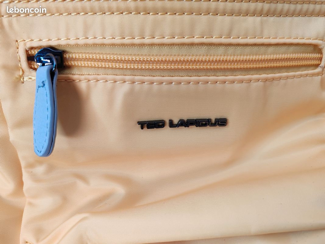 Sac à main Ted Lapidus jaune (image 3)