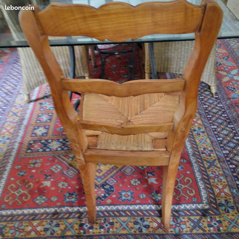 Chaise paillée ancienne excellent état (image 4)