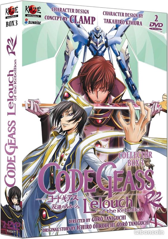 Code Geass R2 Collector Box 3 DVD neuf sous blister (image 1)