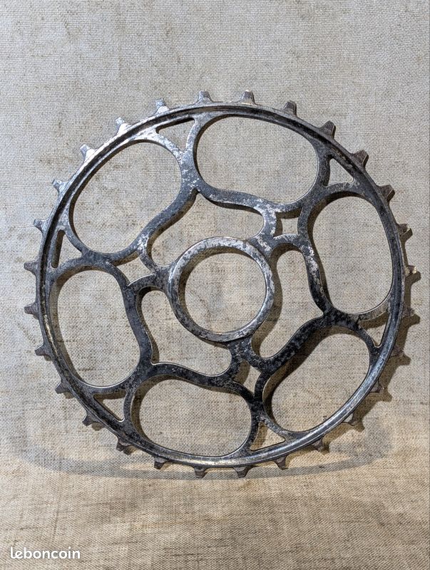 plateau dents sautées vélo ancien old bicycle alte fahrrad 6