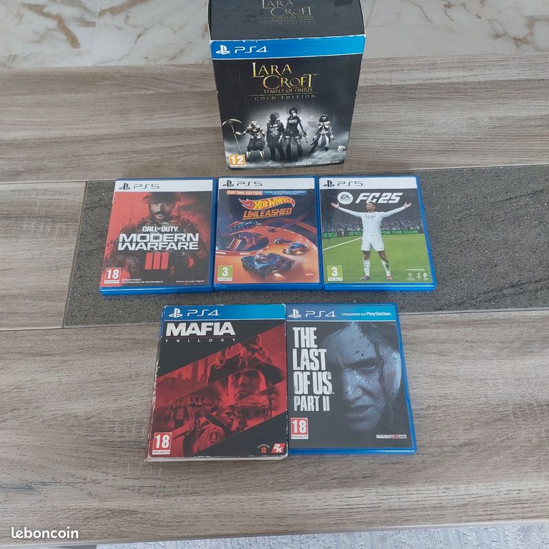 Lot de jeux PS4 et PS5 en excellent état à Djibouti