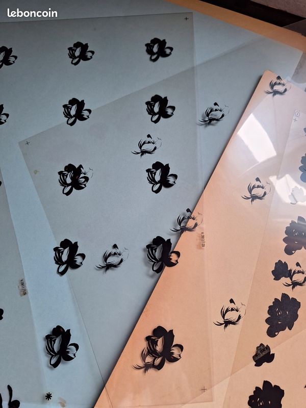 Serigraphie Roses (image 6)