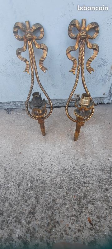 Deux appliques de Style Napoleon 3 (image 2)