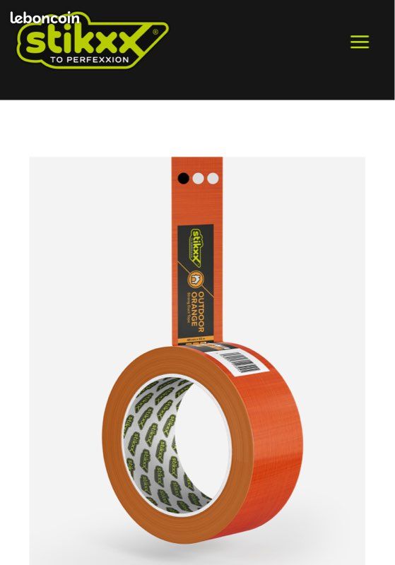 Scotch orange toilé facadier (image 1)