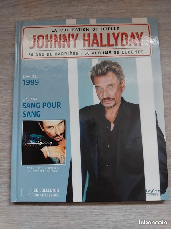 JOHNNY HALLYDAY La collection officielle 50 ans de carrière 1999 ROCK'N'ROLL (image 1)