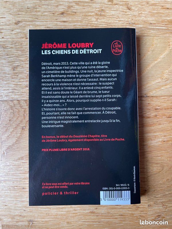 LES CHIENS DE DÉTROIT de Jérôme LOUBRY (image 2)