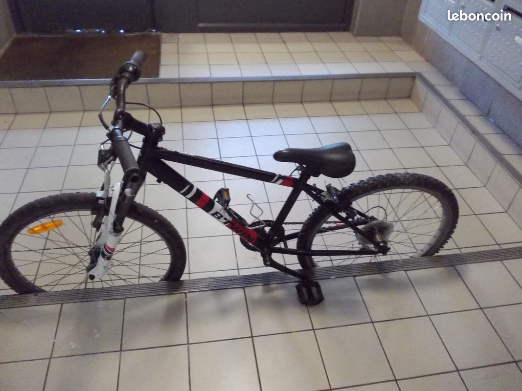 Velo b'twin noir 24 pouces enfant 6/12 ans Vélos