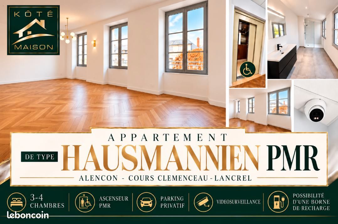 Appartement 5 pièces 155 m² · à Alençon · 155 m² · 375 000 €