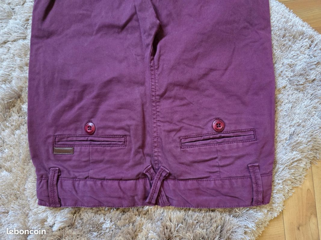 Pantalon Chino Kaporal Junior Bordeaux — Taille 10 ans (image 4)