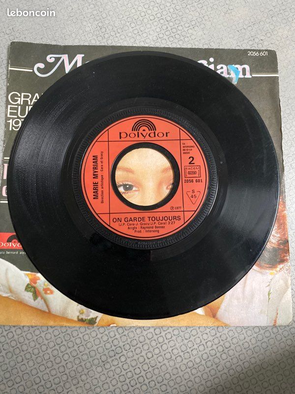 Vinyle « L’oiseau et l’enfant » - Marie Myriam / Eurovision 1977 (image 4)
