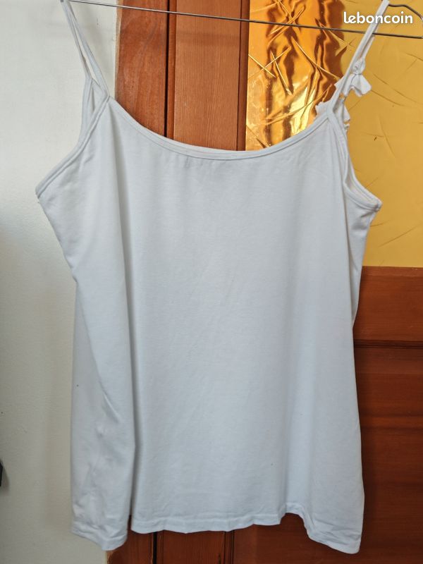 Débardeur blanc femme T44/46 (image 3)