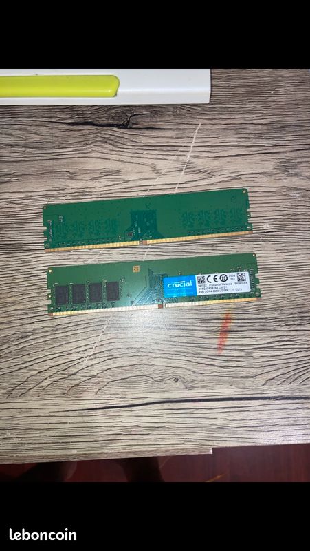 Barrette de RAM crucial ddr4 16gb 2666mhz (image 2)