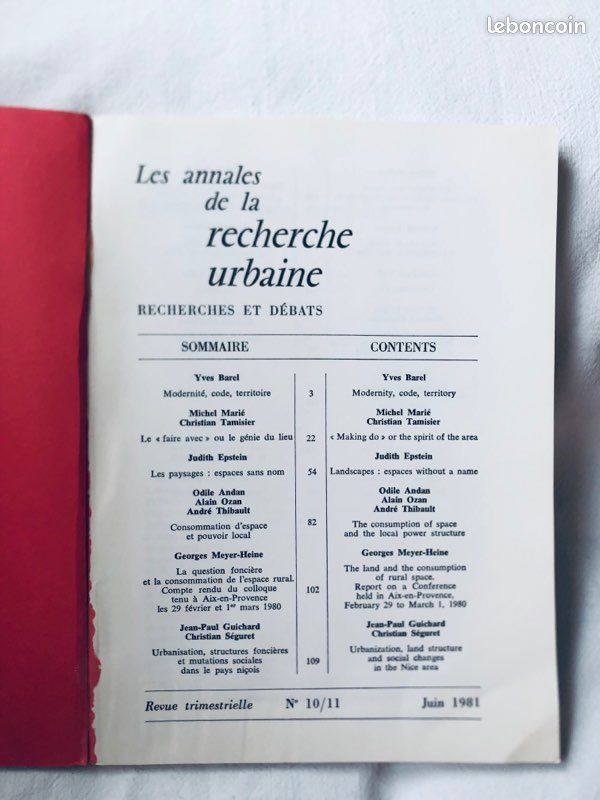 Livre recherche urbanisme et débats (image 2)