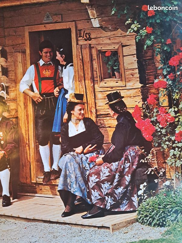 Affiche poster Tirol Autriche - station montagne ski - années 1980 (image 3)