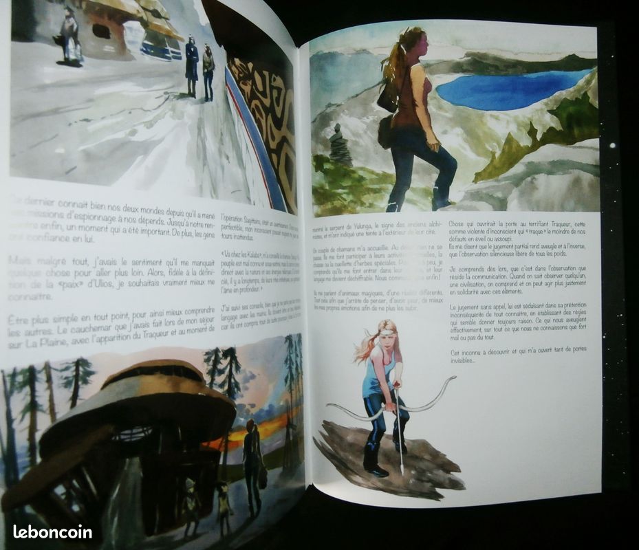 BD SF E.O "CONSTELLATION" avec dessin aquarellé et signature Vincent POMPETTI. Editions TARTAMUDO 2017 (image 9)