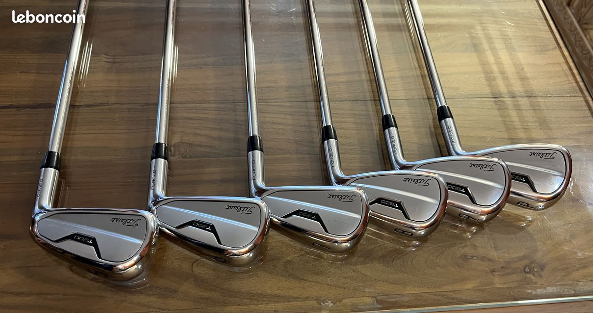 Set De Fers Titleist T350 D'occasion - 5-PW + 48°, Shafts TT AMT Rouge R300, Acier, Droitier