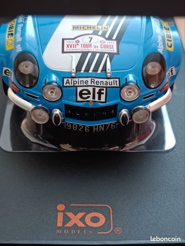 Rare 1/18 ixo ALPINE RENAULT A110 #7
J.-L.Therier -M.Callewaert
3rd Tour de Corse 1973 (image 11)