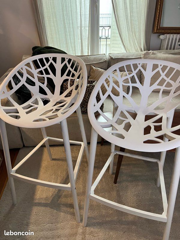 Lot de 2 tabourets hauts Ores Sklum (image 1)