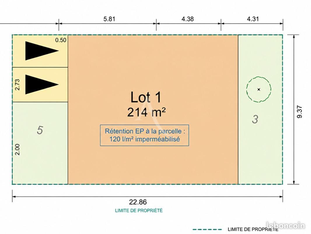 Terrain 214 m² Sete (image 3)