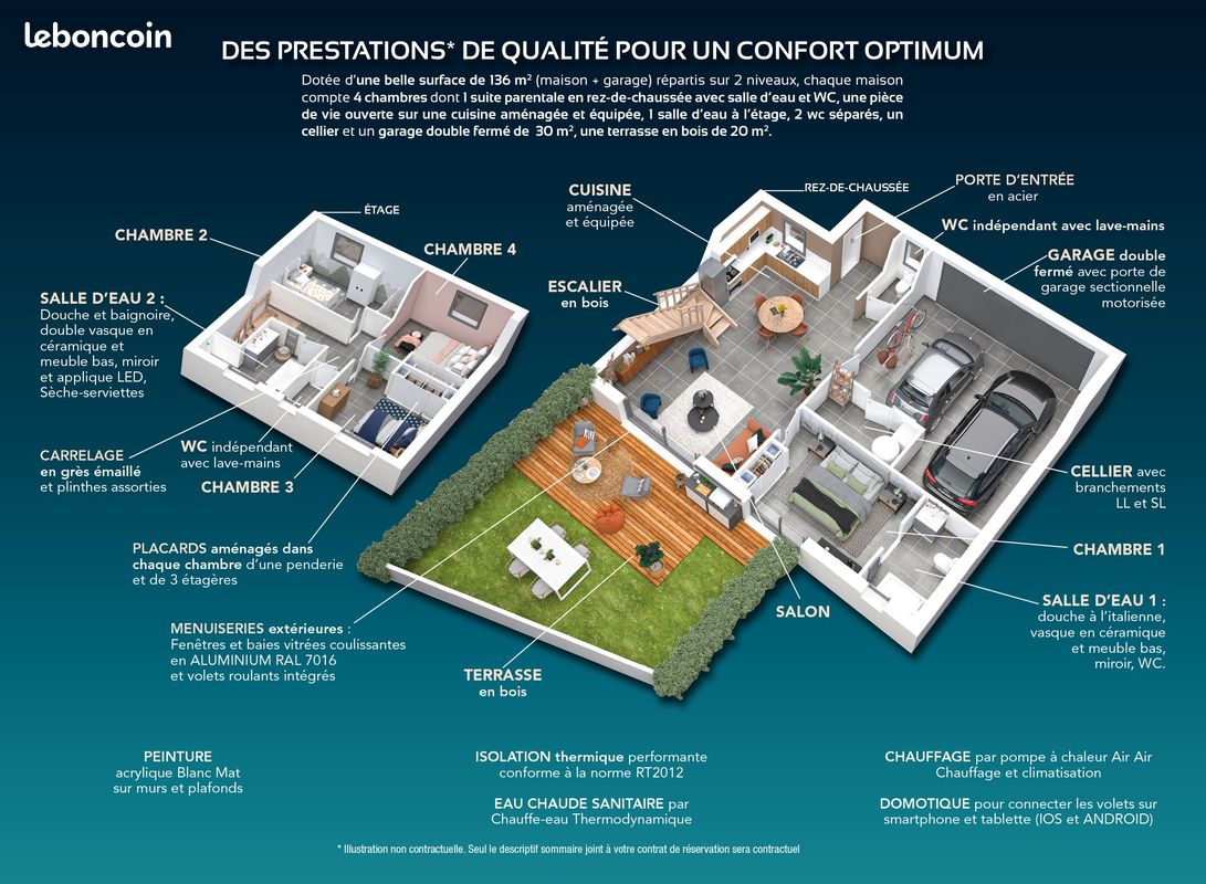 Maison à Vendre Talmont St Hilaire Querry pigeon Achat maison Talmont-Saint-Hilaire - Offres immobilières Talmont-Saint- Hilaire (85440) - leboncoin