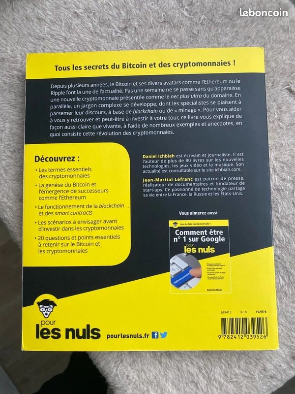 Livre - Bitcoin et cryptomonnaies pour les nuls (image 2)