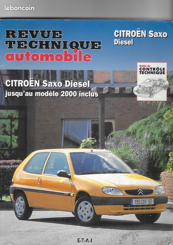 Revue technique citroen saxo diesel (image 1)