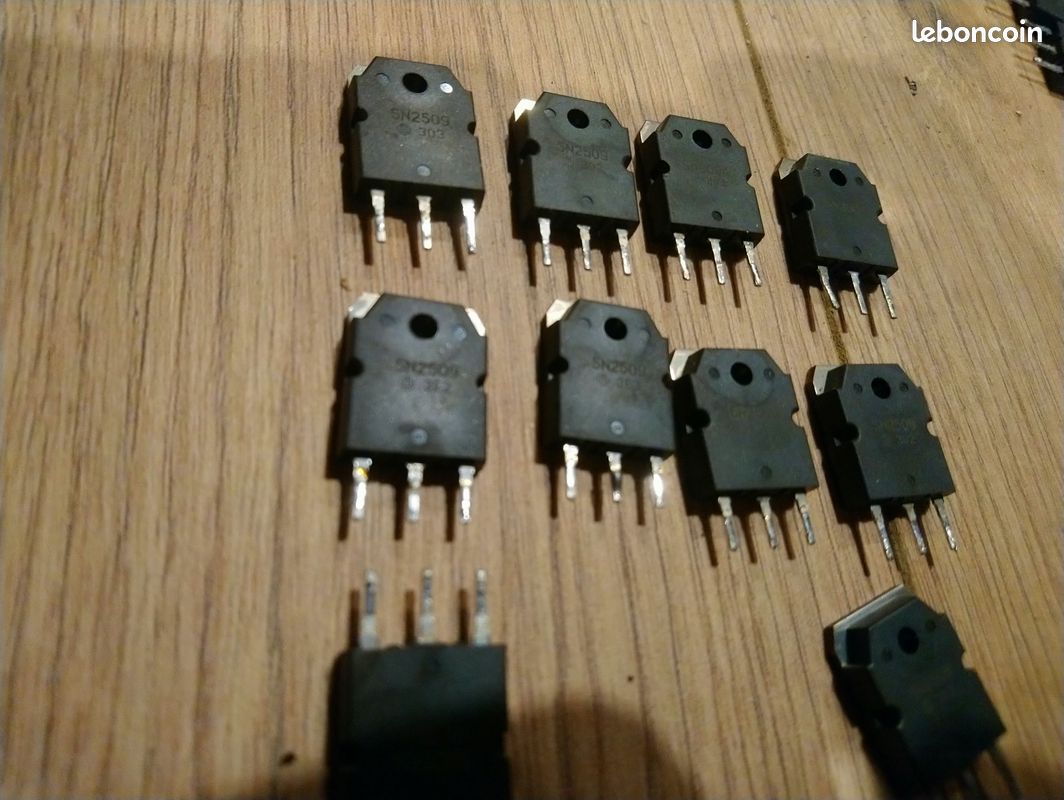 Lot De 5 Transistors 2N2905 Boîtier Métal - Occasion Testés, Marque Texas Instruments