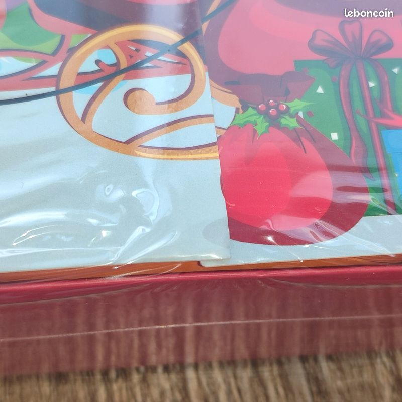 Calendrier de l'avent coffret en carton rouge (image 3)