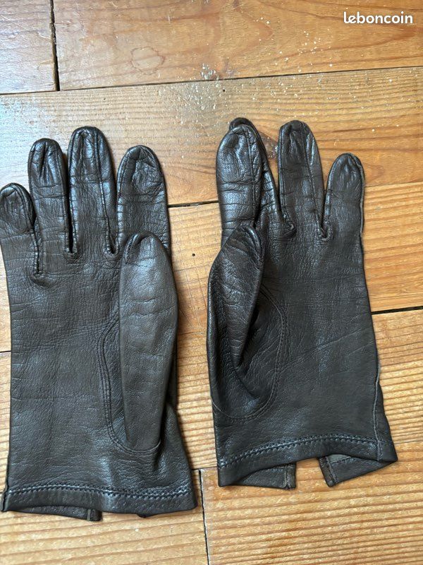 Gants en cuir vintage (image 3)