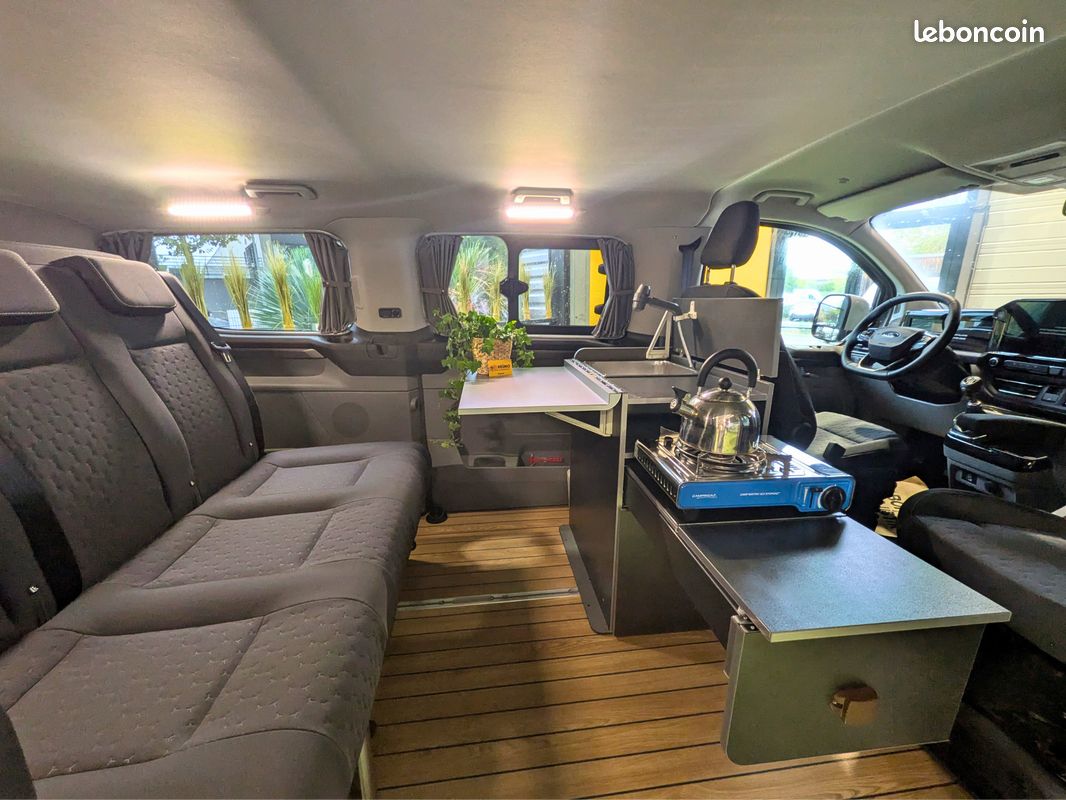 REIMO by ECO CAMPERS - FORD TOURNEO CUSTOM 136 CH BVM – GRIS MATTER ...