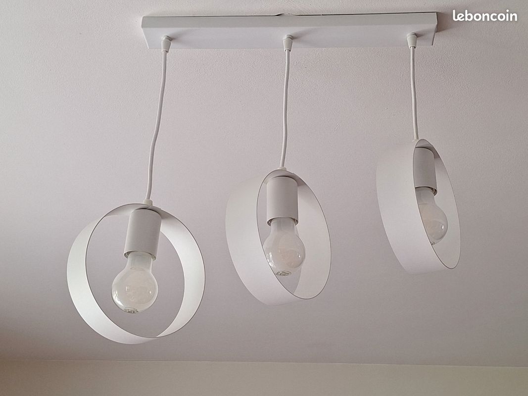Luminaire blanc - Sollux TITRAN 3 - Neuf (image 4)