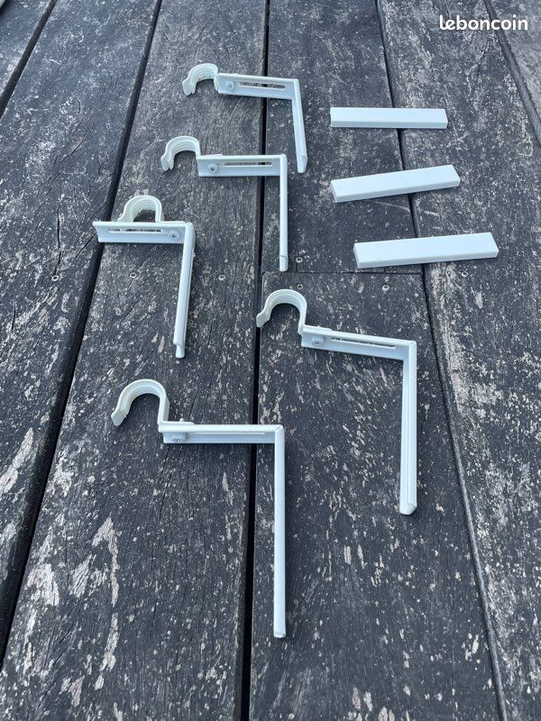 Tringles à rideaux IKEA hugad avec supports (image 2)