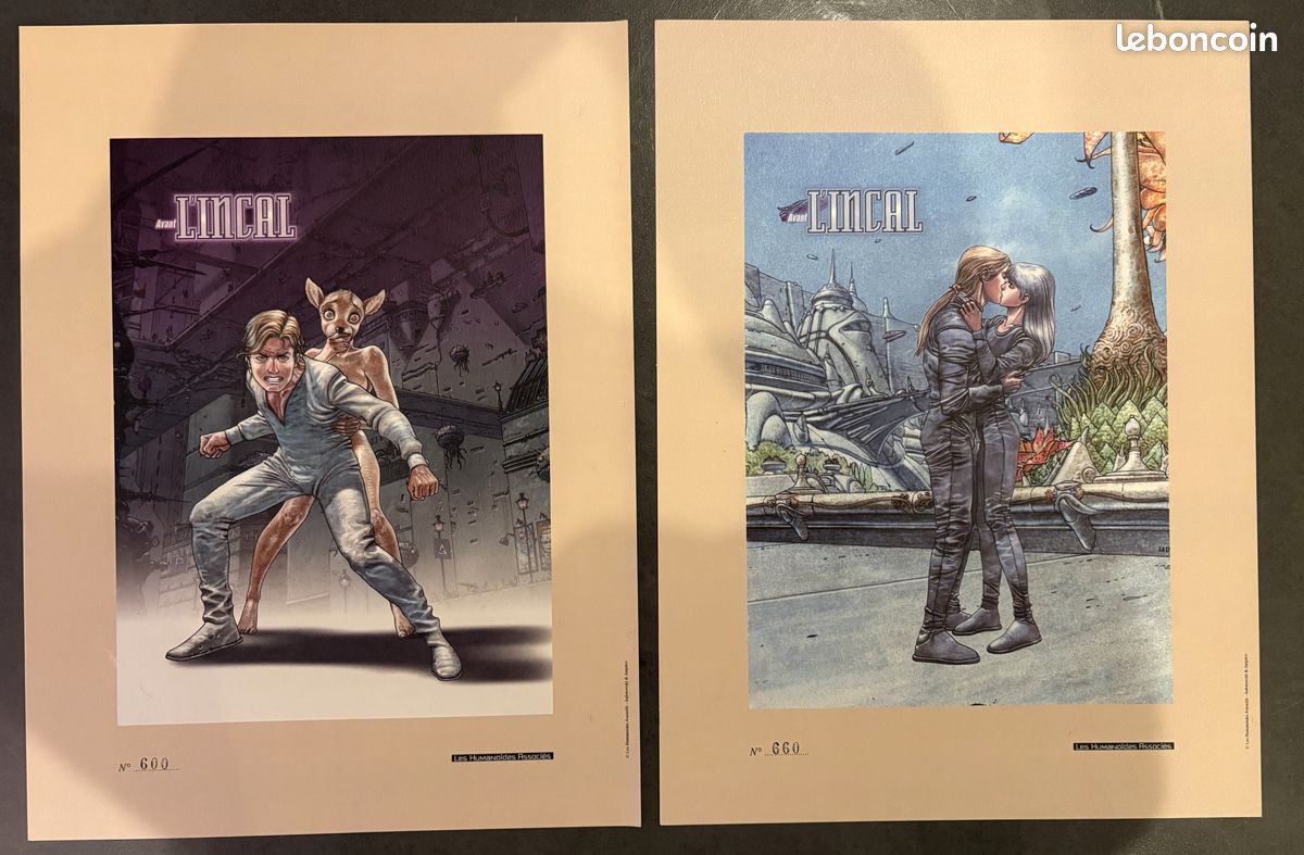 Lot de 2 coffrets intégrale Avant L'incal Tomes 1 à 6 Jodoeowski / Janjetov et 2 ex-libris numérotés (image 4)