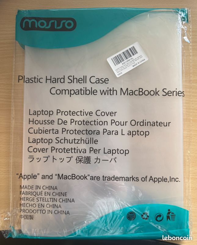 Coque Crystal pour MacBook Pro 14 pouces 2021 (image 1)