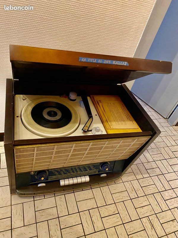 Ensemble Radio Tourne-disque Radiola – Années 50 – France – Bon état De Fonctionnement