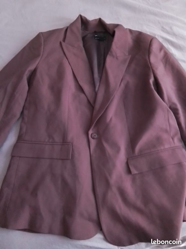 Veste oversize 36 38 marron (image 1)