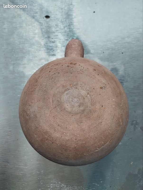 Toupin pot en grès vernissé ancien (image 5)