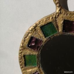 Pendentif Vintage Talosel Signé – Style Années 70, Inspiration Vautrin Ou Irena Jaworska