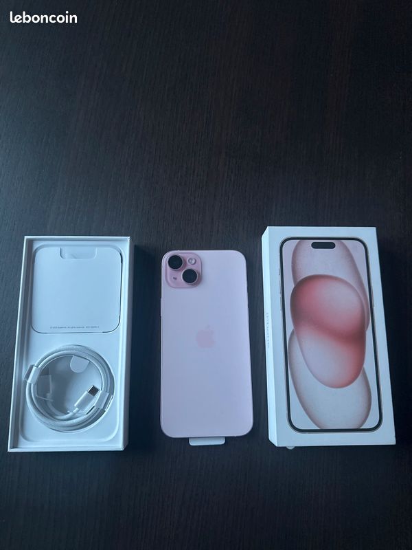 IPhone 15 Plus rose 256Go (image 1)