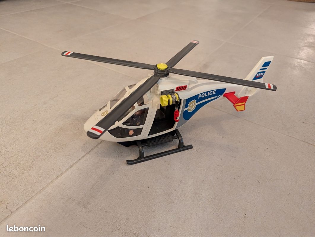 Hélicoptère de police playmobil (image 1)