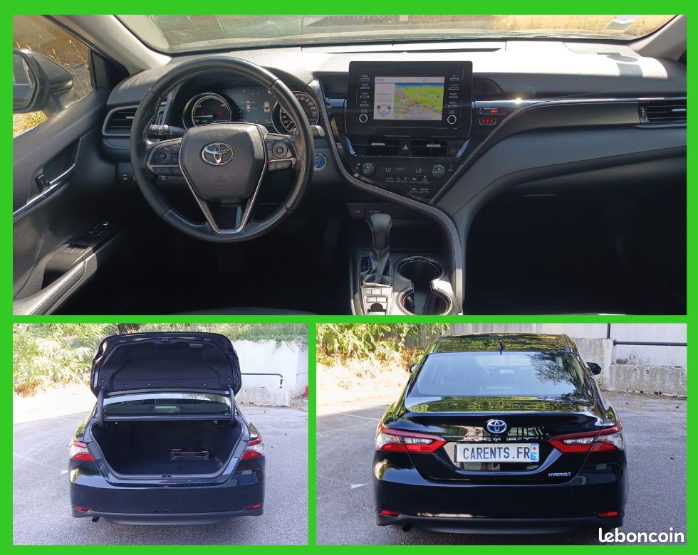 TOYOTA CAMRY Hybride ESSENCE 2.5 L - 218 CH 2WD DYNAMIC BUSINESS - BOITE AUTO – 10/2022 – 181 683 km– 1ère main – TVA récupérable - VO 433 (image 8)