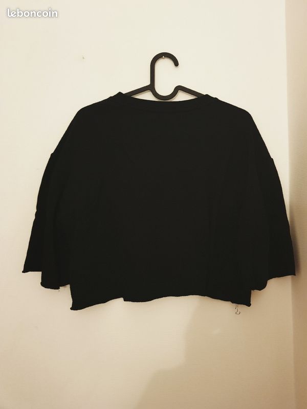 Pull court noir H&M (image 3)