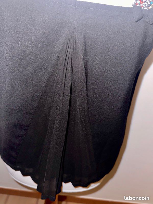 Top noir habillé color block T.M (image 4)