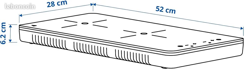 Plaque induction mobile 2 zones (image 4)