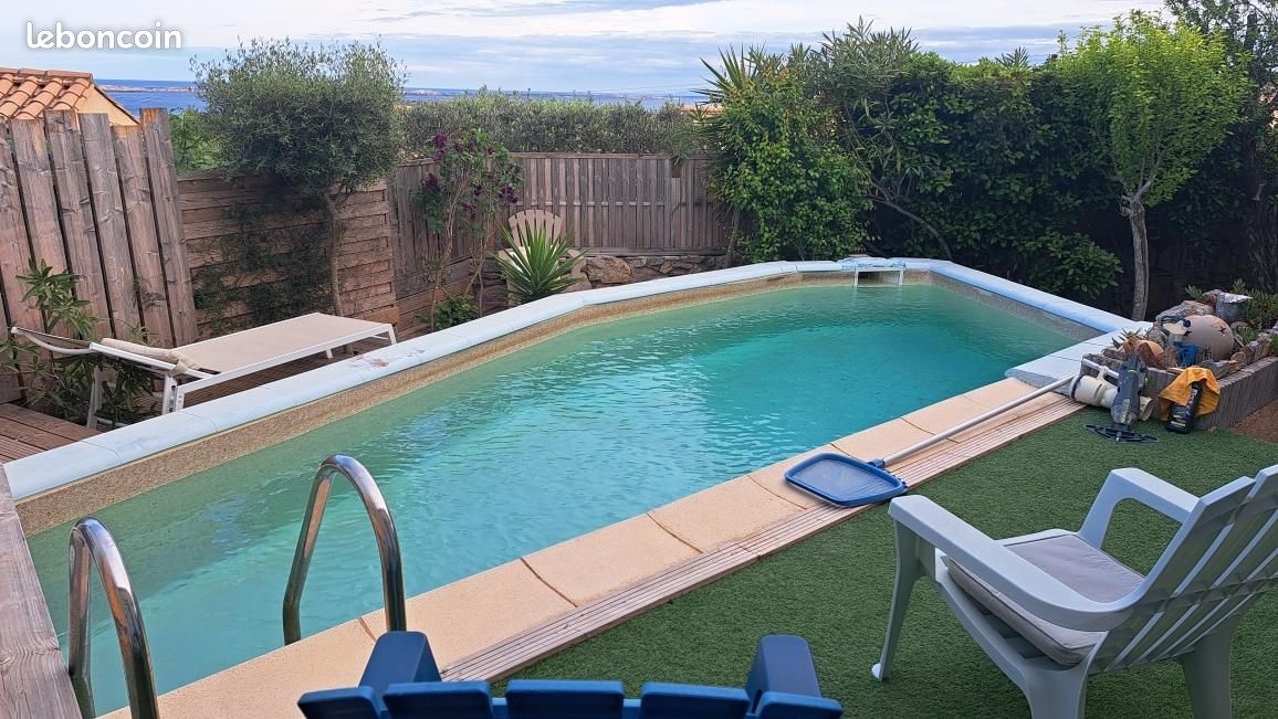 Prix dernière Minute MOINS 15 % Loue villa avec piscine et vue mer et étang de Leucate (image 1)