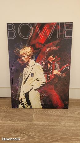 Oulili Plaque Métal David Bowie - Format 30,5 X 40,6 Cm - Vintage - Décoration Murale Pour Bar, Salon, Chambre