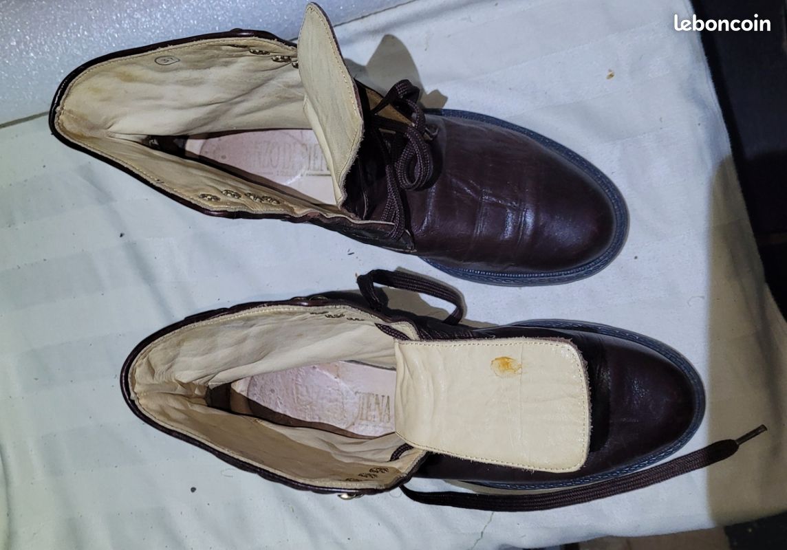 Bottes/Bottines plates marron T.37 (image 4)