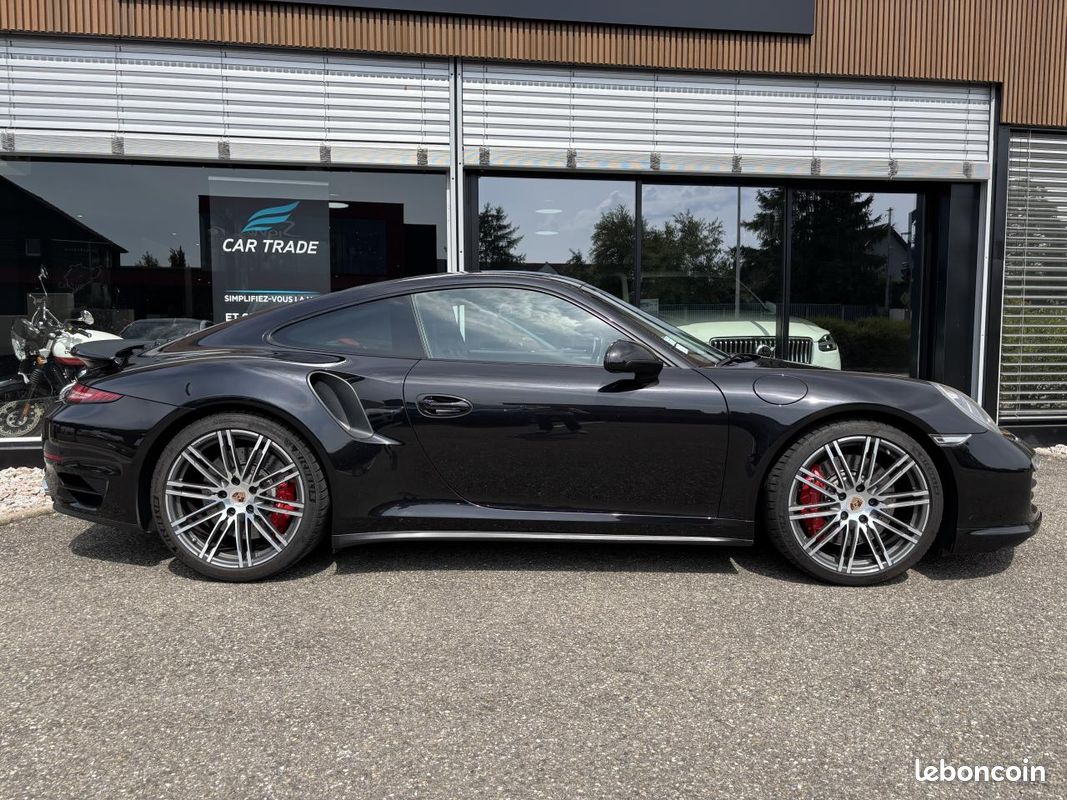 PORSCHE 911 3.8i - 520CH - 991 COUPE Turbo - TOIT OUVRANT - SIEGES ELECTRIQUE - PACK CHRONO (image 2)
