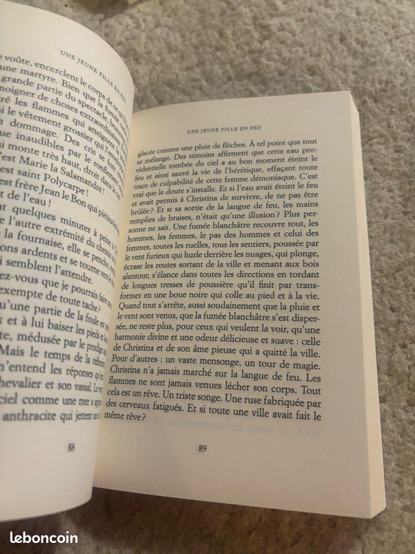 Une jeune fille en feu — Gérard de Cortanze (Albin Michel, 2023) (image 2)